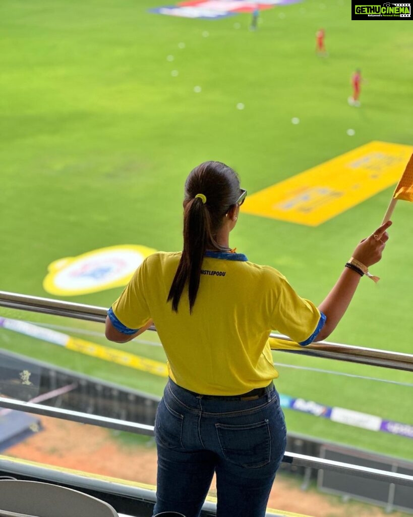 Aishwarya Rajesh Instagram - Watta match 😍 CSK ❤️ Will be bak stronger ❤️