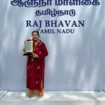 Aishwarya Rajesh Instagram - As a daughter, this will be a moment that I will cherish for life! This memento, which was presented to my mother #Nagamani as a recognition of her sacrifice and her contribution in bringing out my excellence in acting, by none other than the honourable Tamil Nadu Governor RN Ravi on the occasion of Mothers' Day today at the @rajbhavan_tn will be among my most treasured trophies! I wholeheartedly thank the honourable governor for this recognition!
