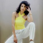 Aishwarya Sakhuja Instagram - My favourite colour is Sunshine ☀️ . . 📍: @byou.in . . #sunshine #yellow #ootd #fashionista #fashiongram #fyp #instamood #instagood #instadaily #aishwaryasakhuja