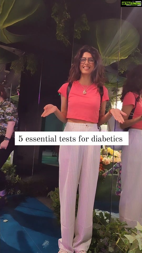 Aishwarya Sakhuja Instagram - 1. HBA1C will tell you your three month blood glucose average. 2. C PEPTIDE This test measures the level of C-peptide in a sample of your blood or urine (pee). Measuring C-peptide is an accurate way to find out how much insulin your body is making 3. CHOLESTROL Because having diabetes increases your risk of heart disease, it’s important to have a blood test to check your cholesterol as part of your annual exam or more frequently if your cholesterol levels are high. 4. VPT Tuning fork and visual perception tests (VPT). Your provider will place a tuning fork or other device against your foot and toes to see if you can feel the vibration it produces.People with diabetes are at higher risk for a variety of foot health problems. A diabetic foot exam checks people with diabetes for these problems, which include infection, injury, and bone abnormalities. Nerve damage, known as neuropathy, and poor circulation (blood flow) are the most common causes of diabetic foot problems 5. FASTING BLOOD GLUCOSE This measures your blood sugar after an overnight fast (not eating). A fasting blood sugar level of 99 mg/dL or lower is normal, 100 to 125 mg/dL indicates you have prediabetes, and 126 mg/dL or higher indicates you have diabetes. Disclaimer: I'm not a doctor and I'm here sharing my personal experience as a type 1 diabetic. Every body is different and these tips have worked for me. . . #diabetes #diabetesawareness #type1diabetes #tips #tricks #advices #suggestion #reelsinstagram #reelkarofeelkaro #reelitfeelit #aishwaryasakhuja