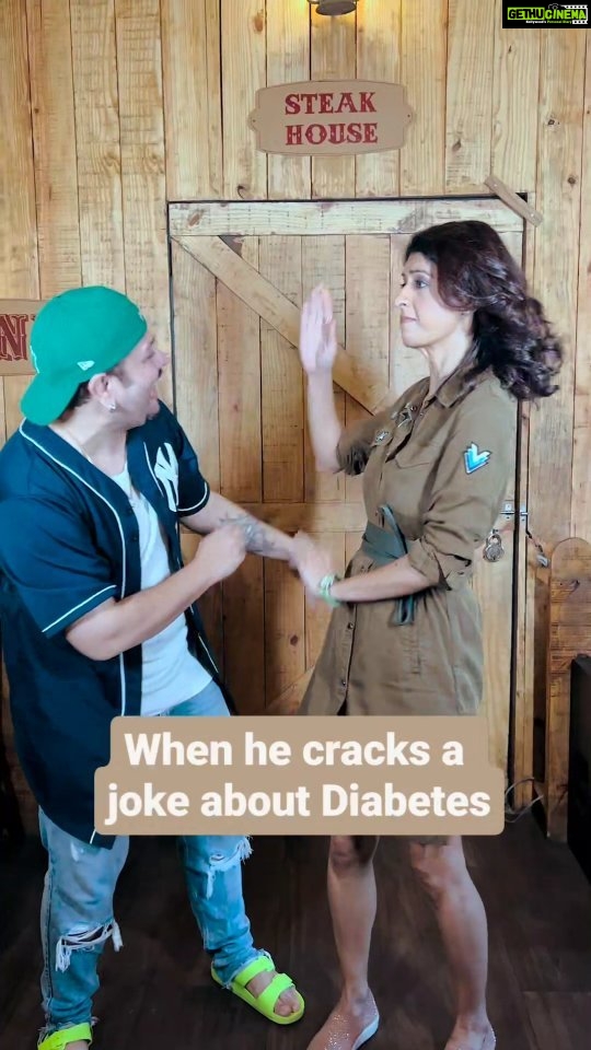 Aishwarya Sakhuja Instagram - Harr Baat Pe Joke Nahi Karna Hota! @rohitnag9 . . 📍: @thegameranch . . #funny #laugh #joke #diabetes #reels #reelsinstagram #reelkarofeelkaro #reelitfeelit #RoAsh #rohitnag #aishwaryasakhuja
