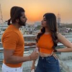 Akanksha Puri Instagram - When @bpraak bhai's song is out, toh khalbali toh jarur machegi.... @jaani777 Bhai what lyrics.... 👌 @akanksha8000 you are full masti 😂