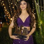 Akanksha Puri Instagram - Weekend vibes ✨ . Pic credit @lsd_production_official Styled by @style_byhetvigindra @hetvigindra Outfit @labelnityabajaj Jewellery @GoldenByRee Jewellery PR @mediatribein #mostpopularface #awards #weekend #weekendvibes #picoftheday #photooftheday #photography #globalfameawards #ootd #style #fashion #love #smile #beauty #beingme #akankshapuri #❤️ Novotel Mumbai Juhu Beach