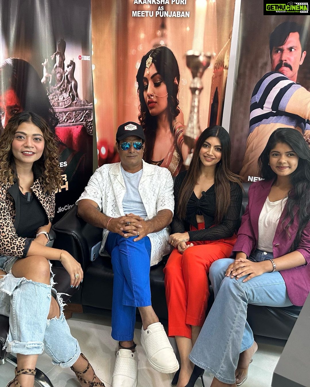 Akanksha Puri Instagram - From the promotions of my new web series "Inspector Avinash” streaming only on @officialjiocinema !! Thank you everyone for loving me as “Meetu Punjaban” ❤️ . . #inspectoravinashwebseries #inspectoravinashonjiocinema