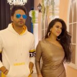 Akansha Chamola Instagram - Poison ☠️ and Antidote 🧪 All at once = Married 😂 # sundayvibes #weekendmood . . . . . . . . . . . . . . . . . . . . . . #couplegoals #instacouple #couplereels #marriedlife #trending #couplestyle #coupleoutfits #outfitideas #powercouple #realcouple #couplesofinstagram #cutecouples #stylegram #weekendvibes #sunday