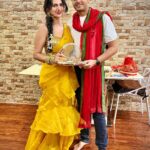 Akansha Chamola Instagram – Behind every husband who thinks he wears the pants ….. is a wife who told him which pair to wear ….
quite literal in our case 🥰🥰🥰🥰
.
.
.
.
.
.
.
.
.
.
.
.
.
.
.
.
.
.
.
.
.
.
.
.
.
#karwachauth #karwachauthspecial #indianfestivewear #indiansaree #gold #couplegoals #marriedcouple #instacouple #instacute #instalove #instafashion #instafam #aboutlastnight #desi #indianfestival #couplegram #funnycaptions #instamood