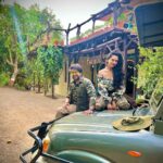 Akansha Chamola Instagram - Gaadi check ✅ ………. Sawari Check✅ ………… SAFARI check✅ …………….. Going Wild @paatlidun.safari.lodge #paatlidunsafarilodge #jimcorbettnationalpark . . . . . . . . . . . . . . . . . . . . . . . . . . #corbetttigerreserve #uttarakhand #pahadi #jimcorbett #staycation #travelgram #couplegram #tourism #travelinspiration #indiatravel #traveldiaries #travelindia #uttarakhandheaven #uttarakhandtourism #wildlifesafari #couplefashion #wanderlust #couplestyle Paatlidun Safari Lodge