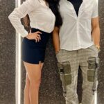 Akansha Chamola Instagram - A naughty thought 💭 is a terrible thing to waste … location : @madstudioofficial . . . . . . . . . . . . . . . . . . . . . . . . . . . #reelsinstagram #reelitfeelit #reelkarofeelkaro #couplereels #couplegoals #crazycouples #funnyreels #naughty #marriedlife #couplefashion #outfitideas #outfitinspo #fashionreels #reelideas #videoedits #fashiongram #couplestyle