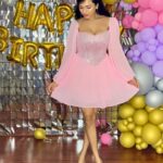 Akansha Chamola Instagram - Birthday Feels . . . . . . . . . . . . . . . . . . . . . . . . . . . . . . #happybirthdayreels #babylaughs #birthdaygirl #instafashion #instalook #instamakeup #outfitinspo #happy #reelsinstagram #reelitfeelit #reelsindia #pink #sequins #sequindress #bling #foryou #trending
