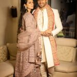Akansha Chamola Instagram - This DIWALI as we light our diyas let's burn all the hatred n negativity and start treating every single being with KINDNESS and COMPASSION..Because FORTUNATE are the ones who hav learned to ADMIRE and not ENVY .... JAI SHRI RAM ।। Gaurav's 👔 by @designervivekgupta Akanksha's👗 by @@sonybridals Gaurav's 👞 by @designervivekgupta 📸 By @idreamzzs . . . . . . . . . . .. . . . . . . . . . . . .. .. . . . . .. . . . .. . #happysouls #happydiwali #festivevibes #festivalfashion #festivaloutfit #couplefashion #coupleofinstagram #couplegram #couplegoals❤ #gauravkhanna #Mr&Mrskhanna #marriedcouple #relationshipgoals #diwalivibes✨ #diwaliwishes #desigram