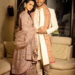 Akansha Chamola Instagram - This DIWALI as we light our diyas let's burn all the hatred n negativity and start treating every single being with KINDNESS and COMPASSION..Because FORTUNATE are the ones who hav learned to ADMIRE and not ENVY .... JAI SHRI RAM ।। Gaurav's 👔 by @designervivekgupta Akanksha's👗 by @@sonybridals Gaurav's 👞 by @designervivekgupta 📸 By @idreamzzs . . . . . . . . . . .. . . . . . . . . . . . .. .. . . . . .. . . . .. . #happysouls #happydiwali #festivevibes #festivalfashion #festivaloutfit #couplefashion #coupleofinstagram #couplegram #couplegoals❤ #gauravkhanna #Mr&Mrskhanna #marriedcouple #relationshipgoals #diwalivibes✨ #diwaliwishes #desigram