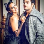 Akansha Chamola Instagram - When #Catwoman 🐈 meets #dracula 🧛 . . . . . . . . . .. . . . . . . . . . . . . . .. . .. . . . . . . #halloween🎃 #halloweenparty #dressup #cosplay #couplefashion #couplegoals #relationshipgoals #couplestyle #coupleofinstagram #gauravkhanna #Mr&Mrs.khanna #fashiondiaries #instamakeup #instalook #instahair #stylegram