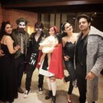 Akansha Chamola Instagram - Happiest birthday to you @vivanbhathena_official ...... Loved the spectacular party that you n @nikhilapalat threw for all of us 🥂 Cheers to all the crazy nights together 🤗 .. . .. . . . . . .. . . . . . . . . . . . #halloween🎃 #halloweenlooks #halloweenparty #birthdayscare #birthdayvibes #cosplay #dressup #themeparty #friendslikefamily #squadgoals #coupleofinstagram #homies #crazynights #aboutlastnight #partygoals #homies