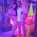 Akansha Chamola Instagram - ✨Baby we are lit ✨ .. . . . . . . . . . . . . . . . . . . . . . .. . . #neonvibes #aboutlastnight #glowparty #neonlights #neonparty #partygoals #instasmile #instastyle #stylegram #styleinspo #lookbook #coupleofinstagram #fashiondiaries #couplefashion #foryou
