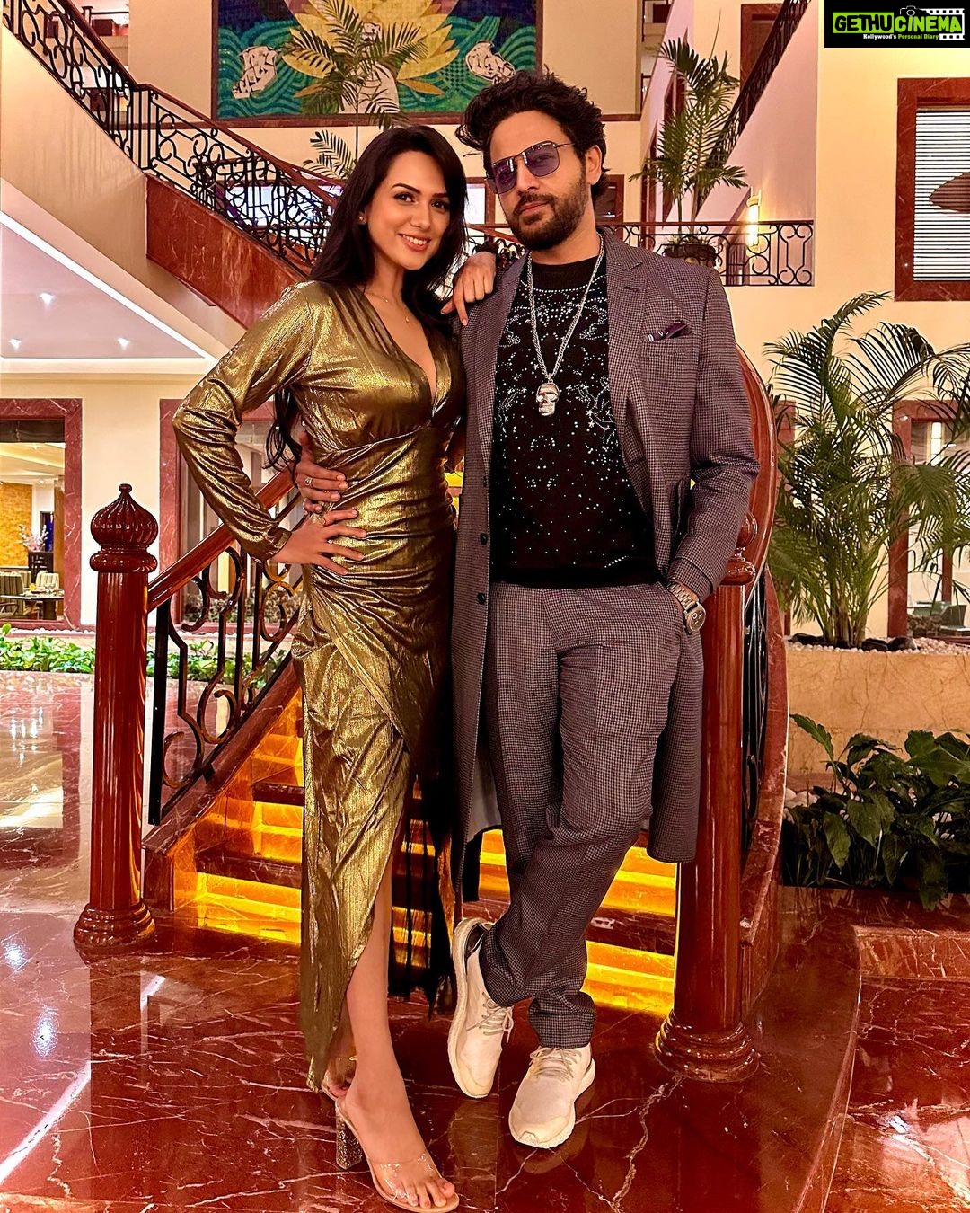 Akansha Chamola Instagram - And the night went like this……… My personal GQ Team @iamadhikmehta @sagarparekh0111 🥰😘😘😘 for the mind blowing clicks 📸 Gaurav’s 👔outfit styled by @designervivekgupta . . . . . . . . . . . . . . . . . . . . . . . . . . . . . . . . . . #instafashion #couplegoals #marriedlife #powercouple #instacouple #couplegram #lookbook #couplestyle #mensfashion #curvyfashion #coupleshoot #coupleposes #fashiongram #styleinspiration #couplefashion #fashiondiaries #eveningdress #cocktaildress #menstyle #couplephotoshoot #aboutlastnight #love #instalove