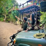Akansha Chamola Instagram - Gaadi check ✅ ………. Sawari Check✅ ………… SAFARI check✅ …………….. Going Wild @paatlidun.safari.lodge #paatlidunsafarilodge #jimcorbettnationalpark . . . . . . . . . . . . . . . . . . . . . . . . . . #corbetttigerreserve #uttarakhand #pahadi #jimcorbett #staycation #travelgram #couplegram #tourism #travelinspiration #indiatravel #traveldiaries #travelindia #uttarakhandheaven #uttarakhandtourism #wildlifesafari #couplefashion #wanderlust #couplestyle Paatlidun Safari Lodge