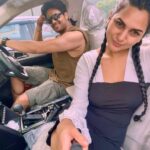 Akansha Chamola Instagram - last of this look 👀………. . . . . . . . . . . . . . . . . . . #couplegram #instacouple #coupleselfie #selfie #couplegoals #foryou #cutecouples #instacute #instamood #instaselfie #instafilters #instafashion #marriedlife #cargram #carselfie #newcar #instalove