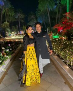 Akansha Chamola Instagram - I’m extremely sorry for forgetting our wedding anniversary 😉…. I was way too busy Rocking and Shocking your entire family 🤗🤗 
I hope i made u proud 🥹…… 
.
.
.
.
.
.
.
.
.
.
.
.
.
.
.
.
.
.
.
.
.
.
.
.
.
.

#anniversary #couplegoals #instafashion #couplefashion #couplestyling #marriedlife #marriagegoals #love #happy #instacouple #desifashion #lookbook #coupleedits #instafashion #instamood #instalike