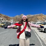 Aksha Pardasany Instagram - Over the clouds. Quite literally. Witnessed magic before my eyes ❤️ Nathula Pass, Indo - China Border 14,140ft