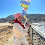 Aksha Pardasany Instagram – Over the clouds. Quite literally.
Witnessed magic before my eyes ❤️ Nathula Pass, Indo – China Border 14,140ft