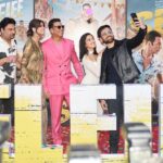 Akshay Kumar Instagram - There is no bigger moment in an actor’s life than to see fans giving unconditional love. Today was such a moment for me when some of my fans dressed up as my iconic characters in films. Touched beyond words 🙏 My film #Selfiee is a dedication to all the fans of all the actors anywhere. You make life worthwhile ♥️