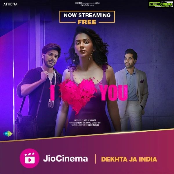 Akshay Oberoi Instagram - Had a great time shooting this one with @nikmahajan, @rakulpreet & @pavailgulati π©· A love story that takes an unexpected turn - #ILoveYou is now streaming on #JioCinema for FREE. Head to the link in my bio and tell me how you liked it π #ILoveYouOnJioCinema #JyotiDeshpande @sunirkheterpal @gauravbose_vermillion @officialjiostudios @athenaenm @thevermillionworld @saregama_official