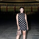 Alia Bhatt Instagram - We recently got ready with @aliaabhatt for @gucci’s resort 2024 runway show in Seoul. For the event, the star opted for a ‘60s-feel dress, with a modern makeup look to match. Not a bad look for Bhatt’s first time sitting front row with the house! Tap the link in our bio to see every look.