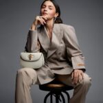 Alia Bhatt Instagram - Alia Bhatt is the House’s newest Global Brand Ambassador. To mark the occasion, the actress, producer, and entrepreneur was captured with the Gucci Bamboo 1947 bag. #AliaBhatt #GucciBamboo1947