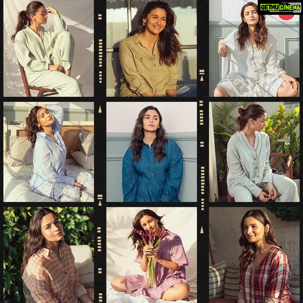 Alia Bhatt Instagram - Presenting Maternity 2.0! Specially designed to enable you to nurse your baby, wherever and whenever you want. Our new collection features button-down dresses, shirts and co-ords, made from soft, natural fabrics to keep you comfortable all day☀️♥️ Clothes for pregnancy & beyond. New collection out now on @edamamma🫶🏼 (credits in tags)