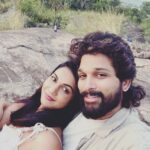 Allu Arjun Instagram - Happy Anniversary Cutieee 🖤🖤🖤