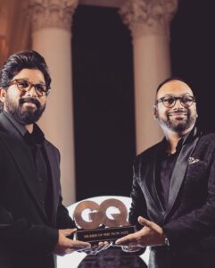 Allu Arjun Instagram - Thank you @gqindia for honouring me as the Leading Man of 2022 ! It was a pleasure being on the cover of GQ magazine . It was a target achieved on my list ✅

📸: @rohan.foto  Spl mention : SS

#GQMOTY2022 #GQAwards2022 #XVwinners #Celebration #GQIndia