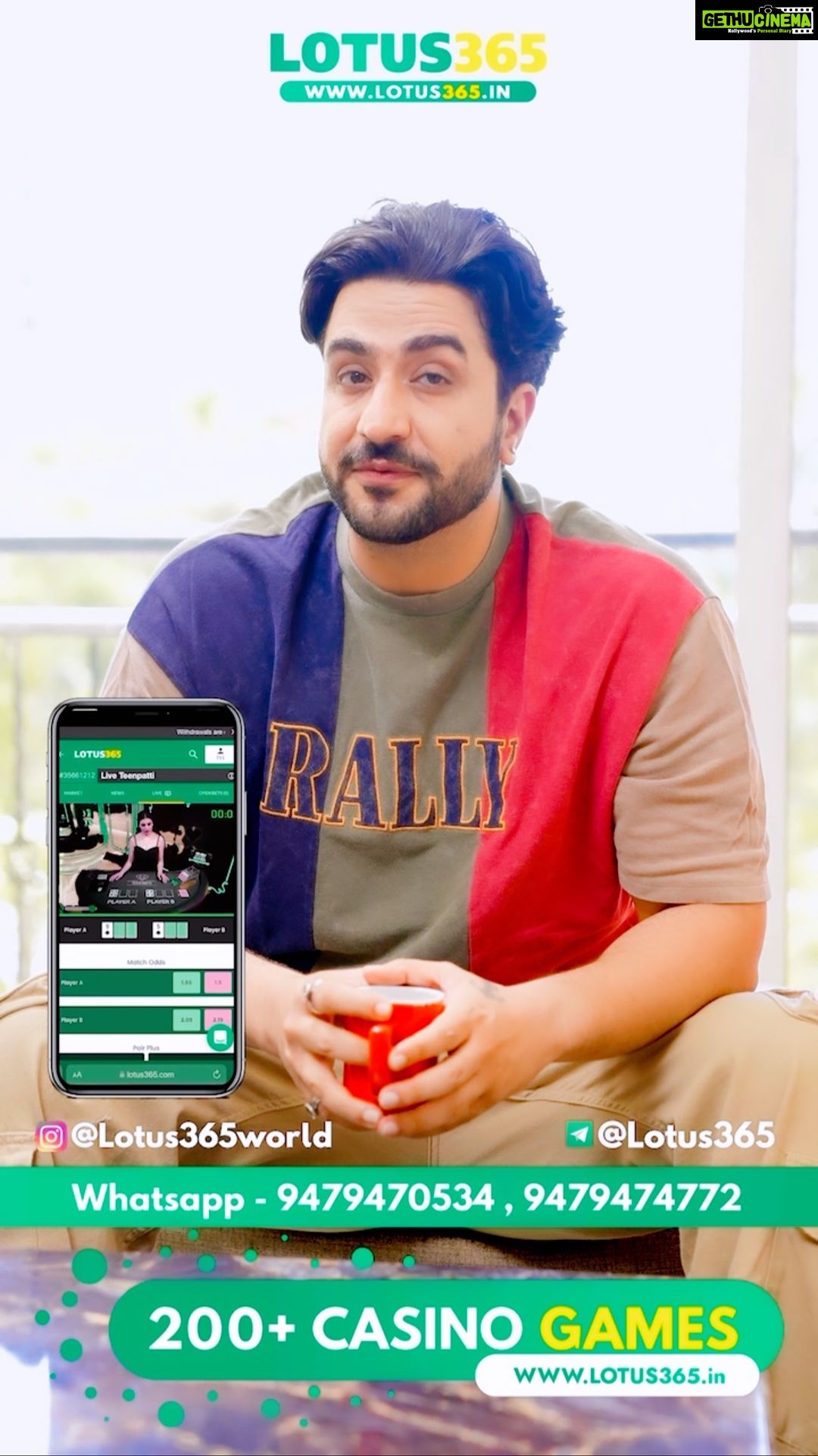 Aly Goni Instagram - This IPL Gear up with @Lotus365world 🏏, Now don’t just watch cricket, Play it! 🤑Join us now by registering on www.lotus365.in 🏆Win and show the World what you’re made of! 🤑Earn Amazing cash prizes by supporting your favourite teams with amazing live prediction 😎 and cashout features only on Lotus365 🤑 Open Your Account instantly, just msg Or Call On Numbers given below- Whatsapp - +9194777 77302 +9193434 29343 +9193432 41313 Call On - +91 8297930000 +91 8297320000 +91 81429 20000 +91 95058 60000 Disclaimer- These games are addictive and for Adults (18+) only. Play Responsibly.