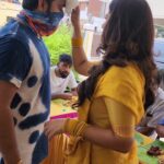 Alya Manasa Instagram - My Birthday treat at iniya shooting spot 😋 thank you so much papu @sanjeev_karthick for the efforts you have taken to make me happy ❤
