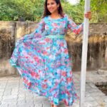 Alya Manasa Instagram - This pretty dress I bought @yazhli_collection I'm love this outfit thank you so much😍 Best shopping page in Instagram @yazhli_collection Good quality & very low Price😍thanks for lovely outfit @yazhli_collection . Offers live on & Go and check the story @yazhli_collection