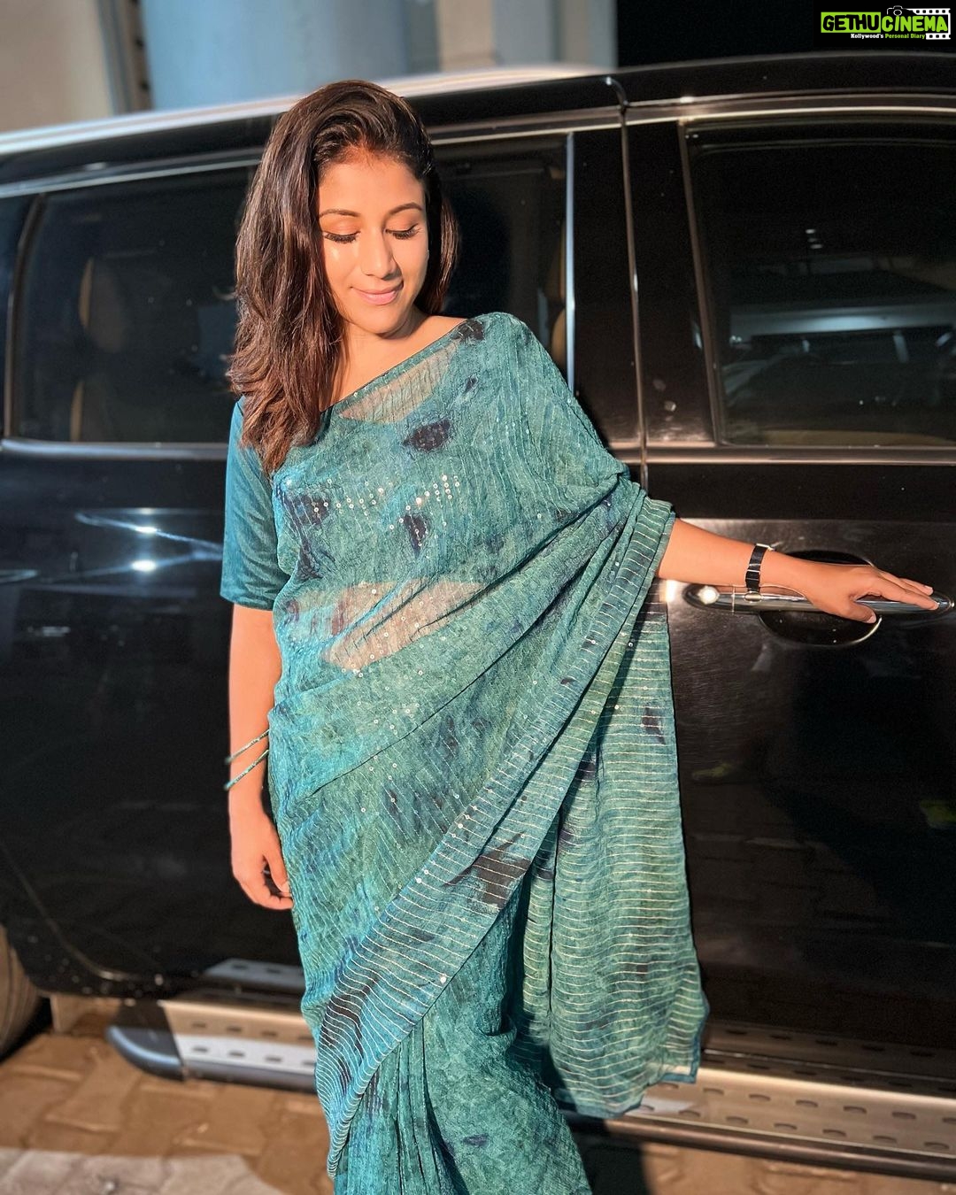 Alya Manasa Instagram - Let ur time shine ✨ like this saree ✨ shine @kanmani_fashion_world thank u for a beautiful saree