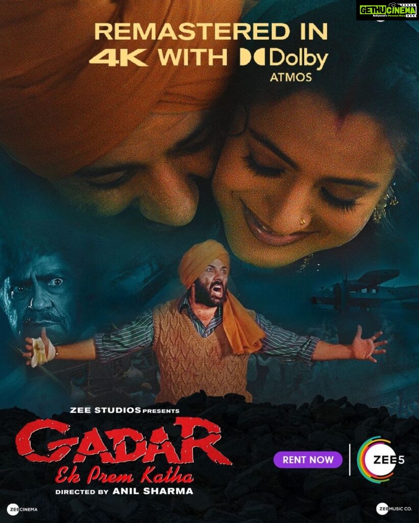 Ameesha Patel Instagram - GADAR 1 … the newly remastered version now available to rent only on @zee5 … 👍🏻👍🏻👍🏻👍🏻👏🏻✔️