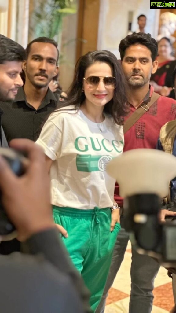 Ameesha Patel Instagram - DELHI .. EVENT MODE .. WORK MODE ✅🧿💯💚💚💚✅ Thanku Mr Mahesh n his team 4 always organising the events so well! 4 best deals 4 corporate events,Endorsements etc Whatssap my most trusted manager Mr Mahesh on +91 98330 20363👍🏻💯👏🏻