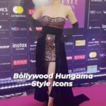 Ameesha Patel Instagram - Posted @withregram • @realbollywoodhungama #Gadar2 girl #AmeeshaPatel oozes oomph on the pink carpet at #BHStyleIcons Wearing n styled by @rockystarofficial @rockystar100 Glam by @chettiaralbert Hair by @hairbyhaseena 💖🧿🧿💖💖