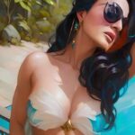 Ameesha Patel Instagram - AI generated image by a fan 💖💖