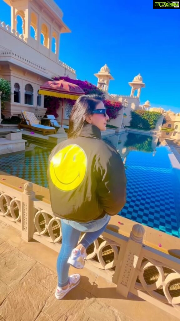 Ameesha Patel Instagram - UDAIPUR … beautiful city of lakes .. at the gorgeous @theoberoiudaivilas ….. 🧿🧿🧿💕💕💕💖💖