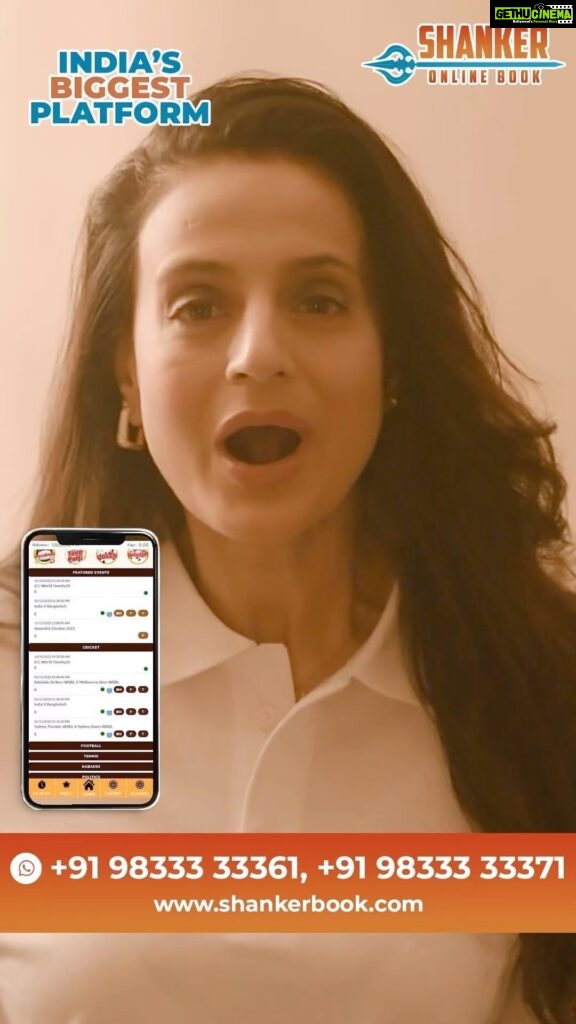 Ameesha Patel Instagram - 1000% Bonus 100 mein 1100 ka Balance exclusively by Shanker Online Book !! Chance for you to make it Big with Shanker Online Book powered by CBTF. Here’s what you have to do: 1) Contact Us on the given Whatsapp Number and Make Payment of 100 Rs. 2) You will get a Balance of 1100 Rs with which you can play any Sports and 300+ Games. 3) Take Instant Withdrawal of your Winning Amount once you reach 10000 Rs. 4) Maximum Withdrawal limit 10000/-. Even if you win more than 10000, you can withdraw only 10000. Offer Valid for 3rd Dec, 4th Dec and 5th Dec. Note: Users who have benefitted from Shanker Online Book’s Free ID Offer are not eligible for this Offer. @amit_majithia @shankeronlinebook @cbtfmytube @cbtfspeednews #cbtfanthem #cbtfrap #amitmajithia #amitcbtf #cbtfpay #cbtfspeednews #cbtfmytube #cbtfonlinebook #cbtfthebrand