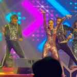 Ameesha Patel Instagram - Kolkatta …. Thank u for all the love ❤️ .. super show !! Glam @chettiaralbert Hair @hairbyhaseena Costume @shanayadesignsuae