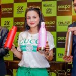 Ameesha Patel Instagram - Proud to announce today my association with @pexpobottle…. India’s eco friendly stainless steel bottles 👍🏻👍🏻👍🏻💚💚💚✅✅✅
