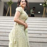 Ameya Mathew Instagram - നൻപകൽ നേരത്ത് കറക്കം !😌😁💚 . 📸 @bibin_framemake @framemakeweddings 👗 @jishnuandvishnu 💄 @soniyamakeoverstudio . #bestieswedding #💍 #❤️ Trivandrum, India