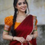 Ameya Mathew Instagram - തമിഴ് സെൽവി !👧🏻🫣😌😜 NB : ഇന്ത സീരീസ് പിക്സോടെ ലാസ്റ്റ് പോസ്റ്റ്‌ ഇതു..!😌😹 . . Team: @shotsbyuv @sat_narain Outfit: @ivalinmabia Muah: @ramyaa_makeupartistry Chennai, India