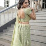 Ameya Mathew Instagram - നൻപകൽ നേരത്ത് കറക്കം !😌😁💚 . 📸 @bibin_framemake @framemakeweddings 👗 @jishnuandvishnu 💄 @soniyamakeoverstudio . #bestieswedding #💍 #❤️ Trivandrum, India
