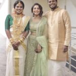 Ameya Mathew Instagram - നമ്മുടെ ചില സന്തോഷങ്ങളിലും കൂടുതൽ നമ്മുടെ കൂടെ നിൽക്കുന്ന സുഹൃത്തുക്കളുടെ സന്തോഷങ്ങളിലും വളർച്ചയിലും നമ്മൾ സന്തോഷിക്കാറുണ്ട്... അതുപോലൊരു സുഹൃത്താണ് @r_deepu_raj . 🤩 സ്കൂൾ കാലം മുതൽ എനിക്കറിയാവുന്ന എന്റെ പ്രിയപ്പെട്ട ഫ്രണ്ട്. ഇന്ന് നിന്നിൽ കണ്ട സന്തോഷം വിലമതിക്കാൻ ആവാത്തതാണ്. So, on your special day, here's wishing my dearest Deepu n’ Divya, an extremely happy n’ wonderful married life. ❤️ @r_deepu_raj 💍 @divya_divakaran13 . . 📸 @bibin_framemake @framemakeweddings 👗 @jishnuandvishnu 💄 @soniyamakeoverstudio #happymarriedlife #❤️ Rashaj Royale Convention Center