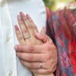 Ameya Mathew Instagram - A Vow Sealed : Rings Exchanged, Our Love forever encircled. 💍❤️🧿 . . 📸 @nithin_katticaran 💅🏻 @nails_by_rakhi 💄 @neethusmruthy . #forevermine #engaged #❤️ Kochi, India
