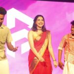 Ameya Mathew Instagram - Sm'art' ആയിട്ടുള്ള TKM കോളേജിലെ 'Arts Day’ ഉദ്ഘാടനവേദിയിൽ...😌🤩 Grateful to be a part of the inaugration of the Arts fest "Regalia ‘23". @regalia.tkmit 🥳 . 📸 @ask.stories_ @_.nafih._ 🥻 @kanchi_cottonsarees 💄 @akhilasmakeover_ TKM SC & IT