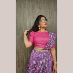 Ammu Abhirami Instagram - 💗 A special thanks to @kabooki_mua and @teamkabooki_mua for helping me with my hairdo which I loved soo much🥹♥️ Pc: legend @santhoshprathapoffl ✨